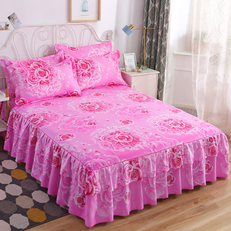 Lucrative 3 Pieces Bedsheet Set