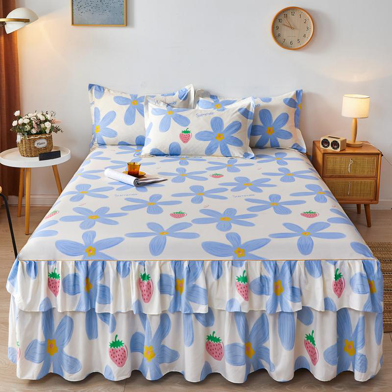 Lucrative 3 Pieces Bedsheet Set