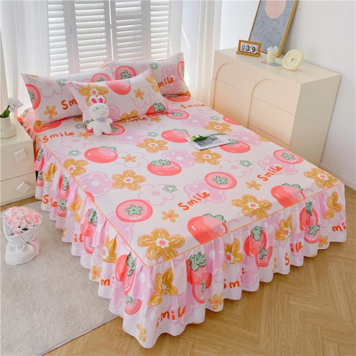 Lucrative 3 Pieces Bedsheet Set