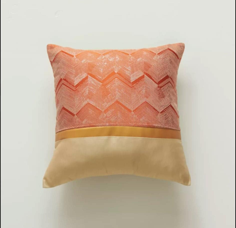 Modern Luxury Gold Foil Cushion Cover for Home Decor