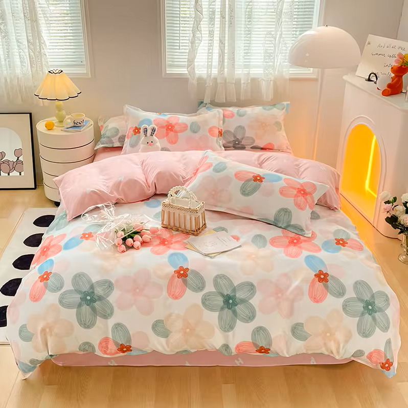 Four Piece Bedding Set: