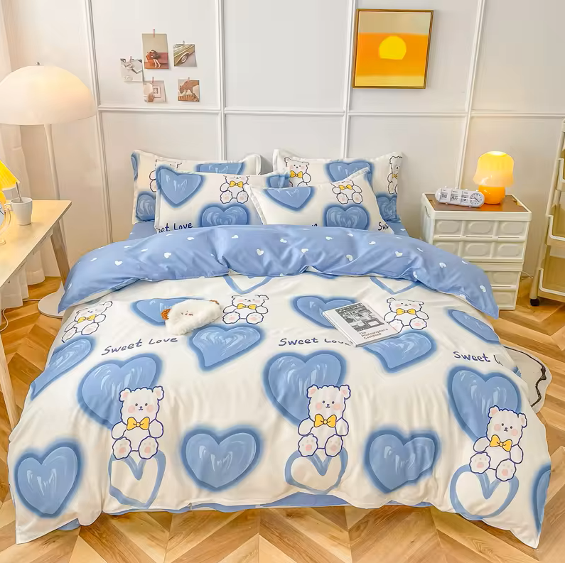 Four Piece Bedding Set: