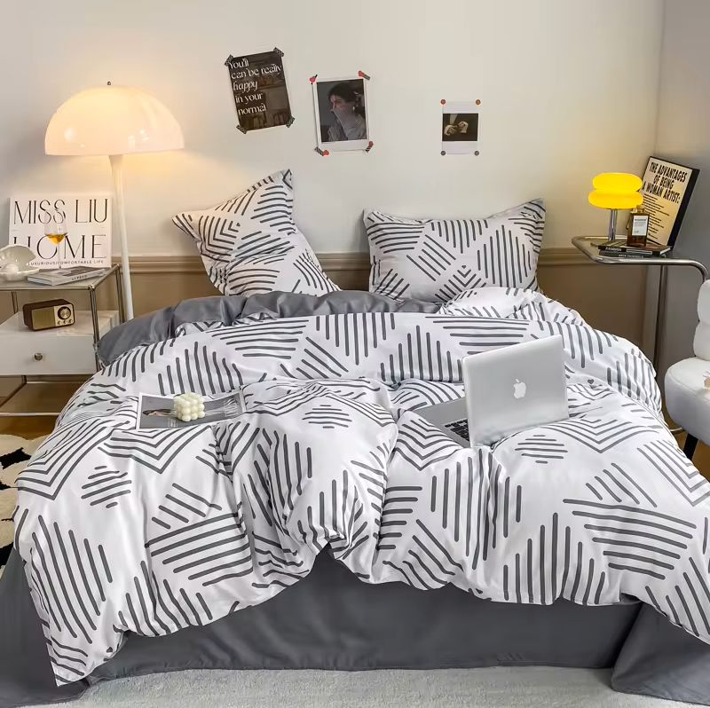 Four Piece Bedding Set: