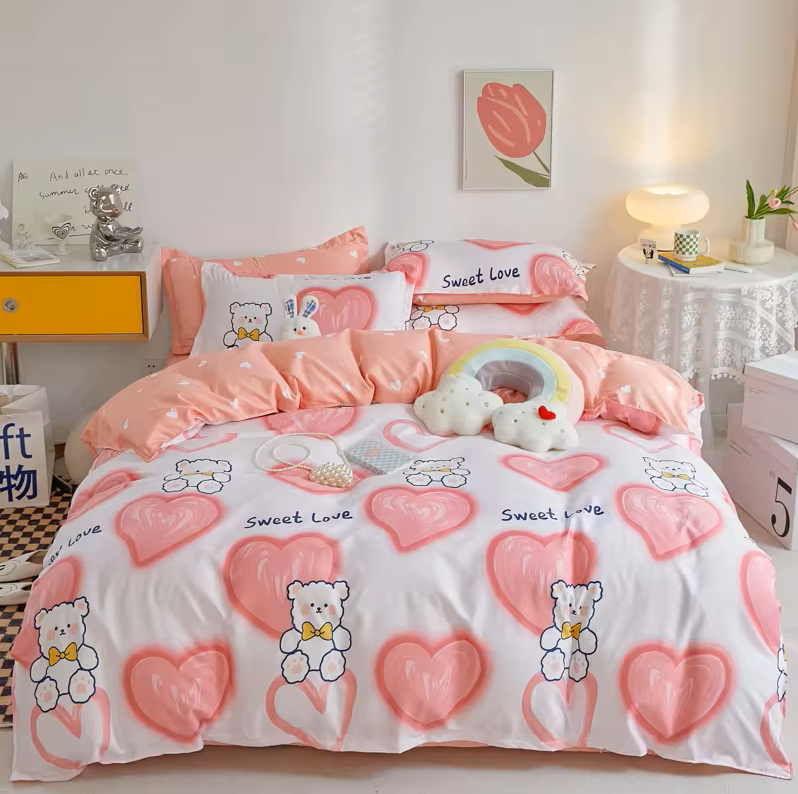 Four Piece Bedding Set: