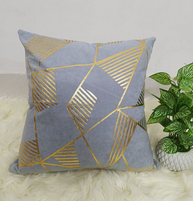 Gold Pattern Cushion Cover for Home Decor