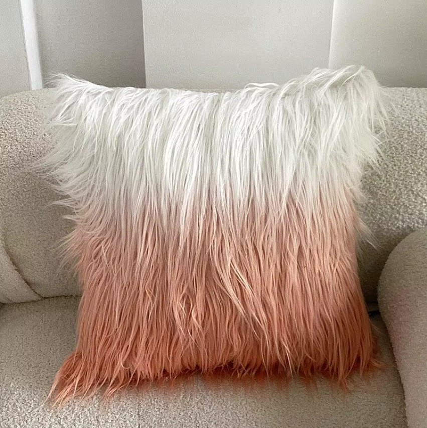 Luxury Shaggy Fluffy Long Plush Cushion Cover for Home Decor