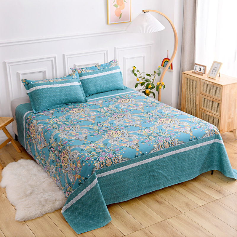 Three Pieces Bedsheet Set: