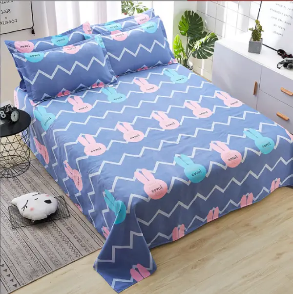 Three Pieces Bedsheet Set: