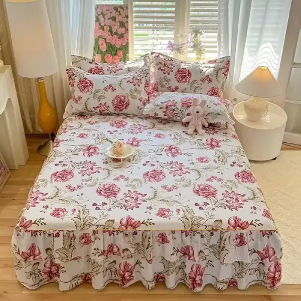Lucrative 3 Pieces Bedsheet Set