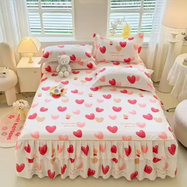 Lucrative 3 Pieces Bedsheet Set