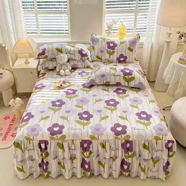 Lucrative Bedskirt Bedsheet